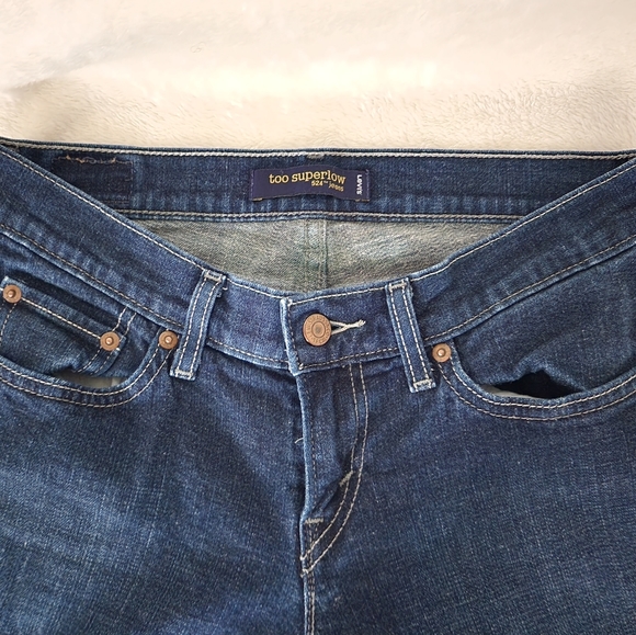 Levi Strauss Too Superlow Boot Cut Jeans - Picture 3 of 13